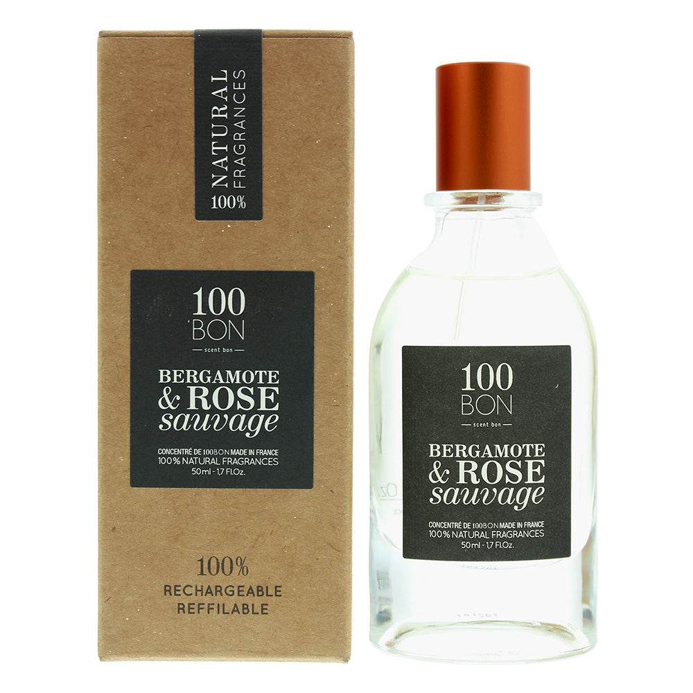 100BON Bergamote & Rose Sauvage Refillable Eau de Parfum Concentrate - TrendFynd
