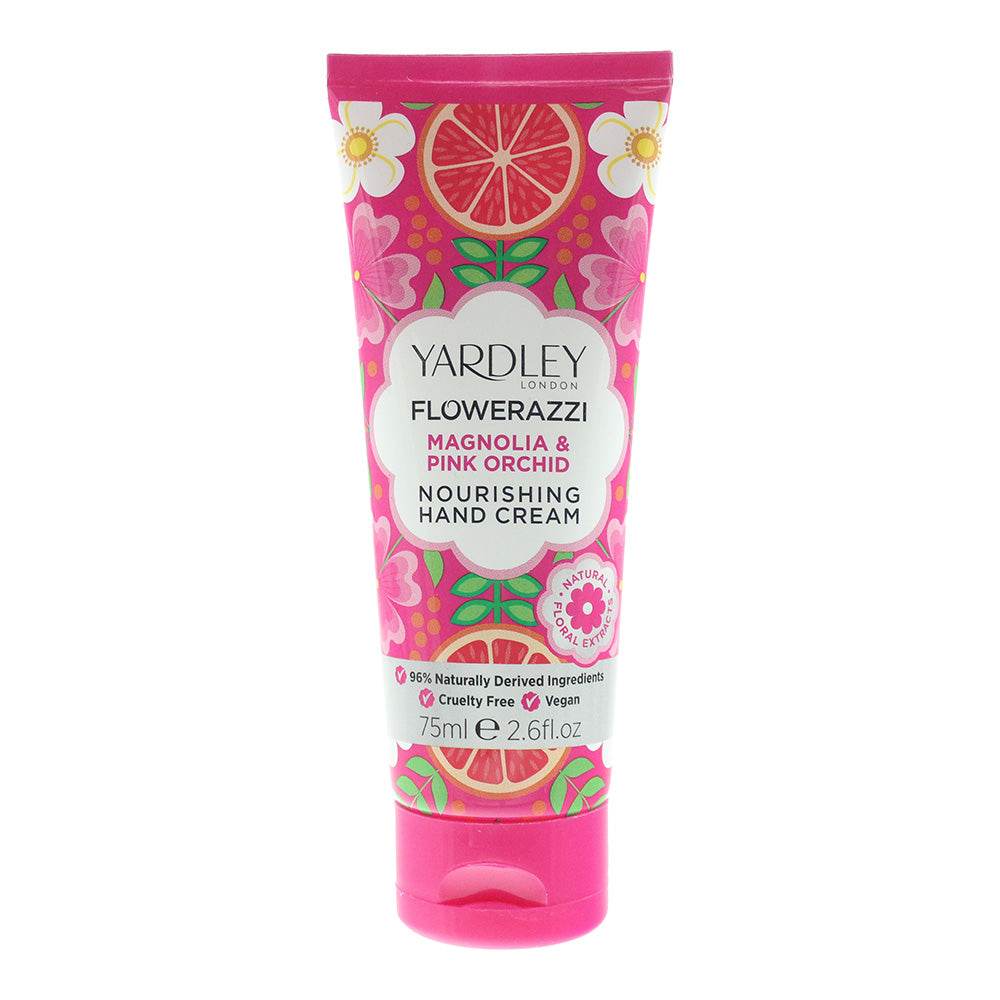 Yardley Flowerazzi Magnolia & Pink Orchid Hand Cream - TrendFynd