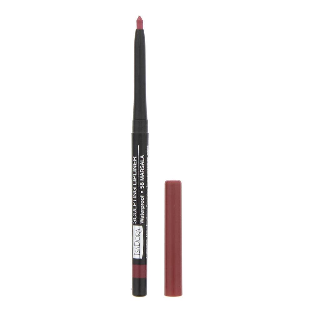 IsaDora Sculpting Waterproof Lipliner - 58 Marsala - TrendFynd