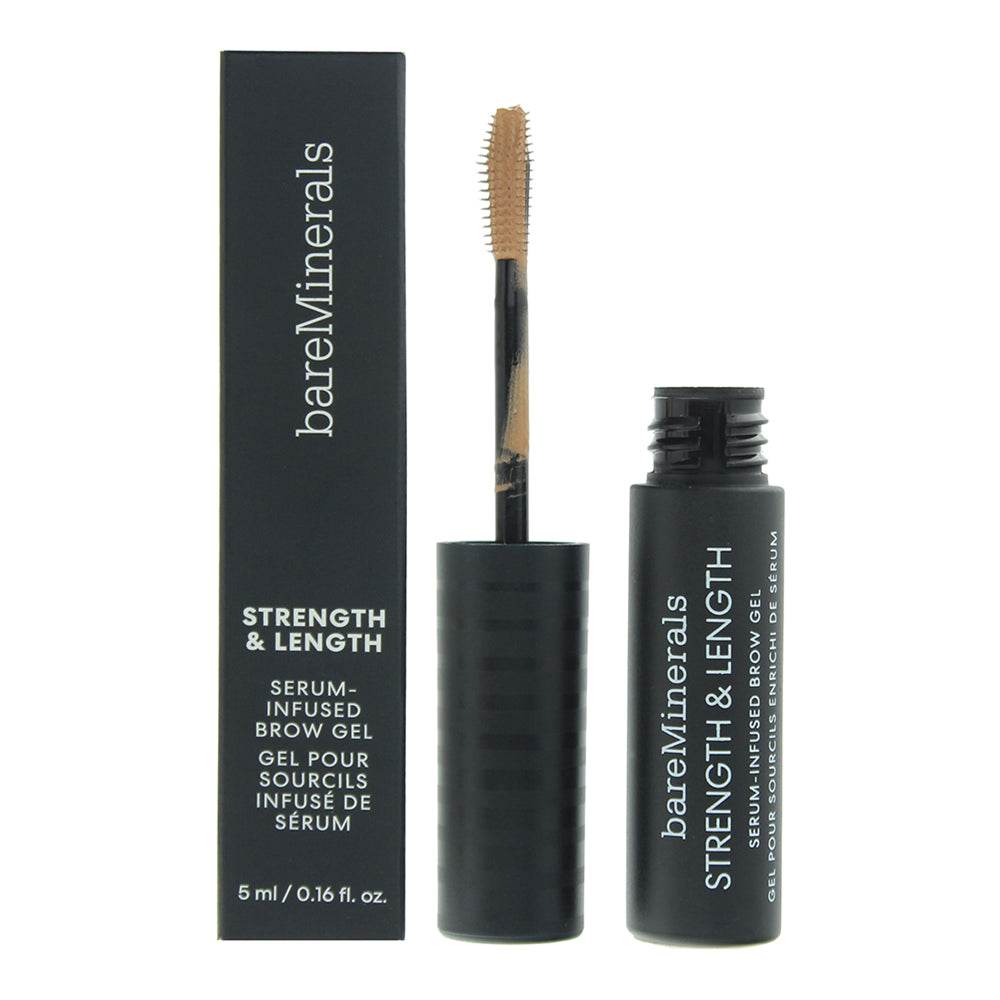 bareMinerals Strength & Length Serum-Infused Brow Gel - Honey - TrendFynd