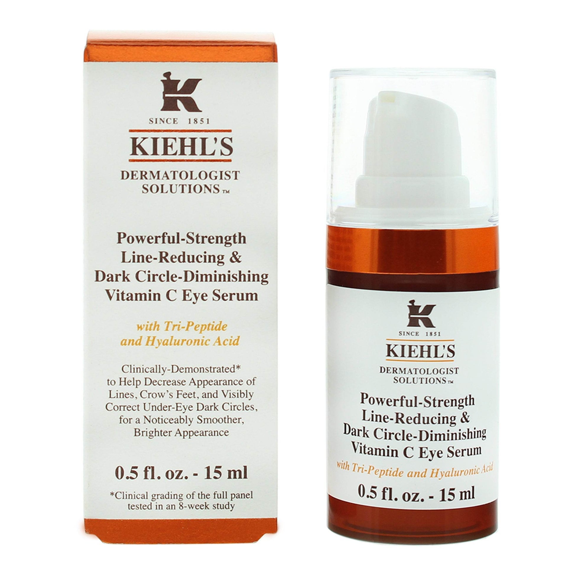 Kiehl's Powerful Strength Line-Reducing & Dark Circle-Diminishing Vitamin C Eye Serum - TrendFynd