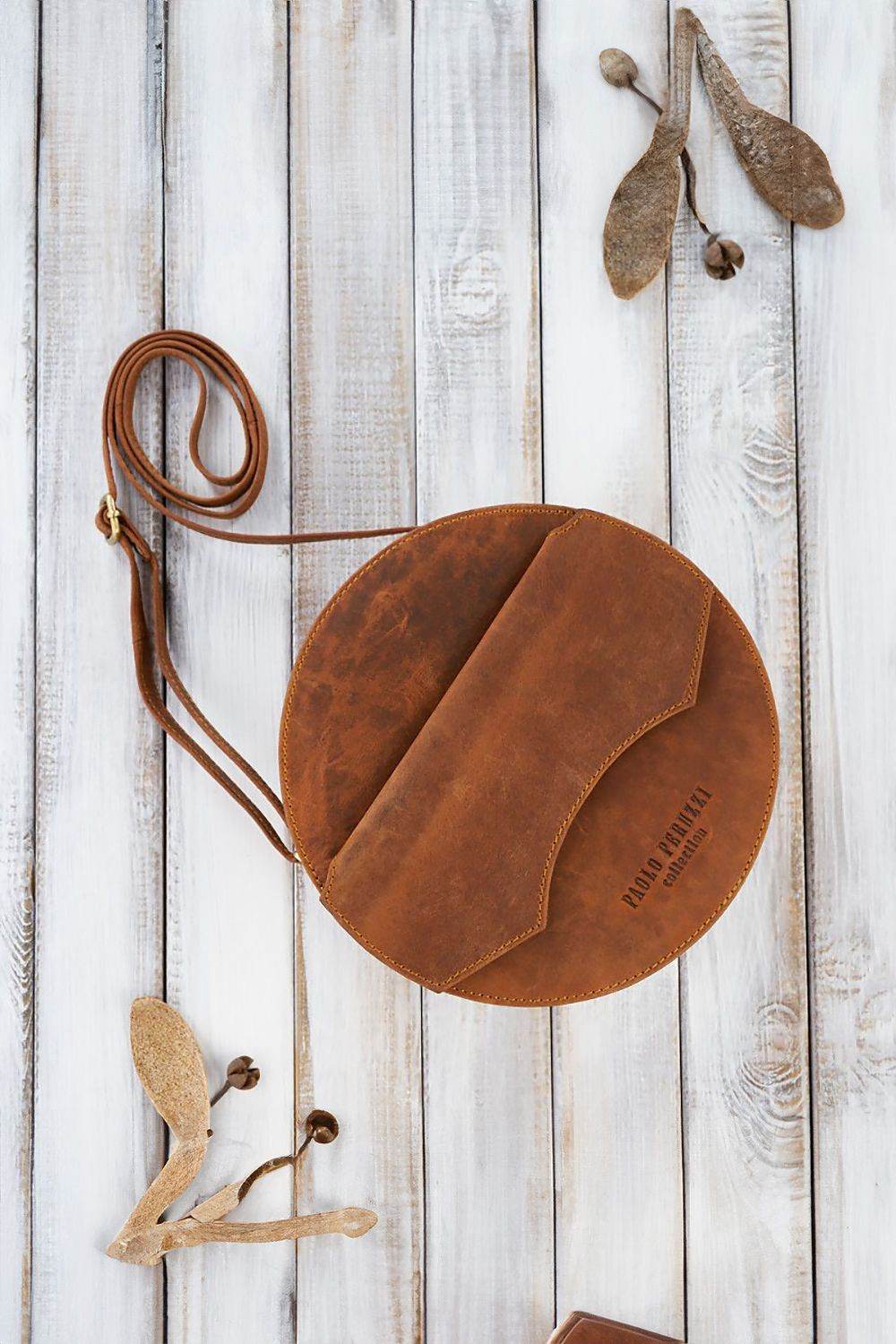 Natural leather bag Galanter - TrendFynd