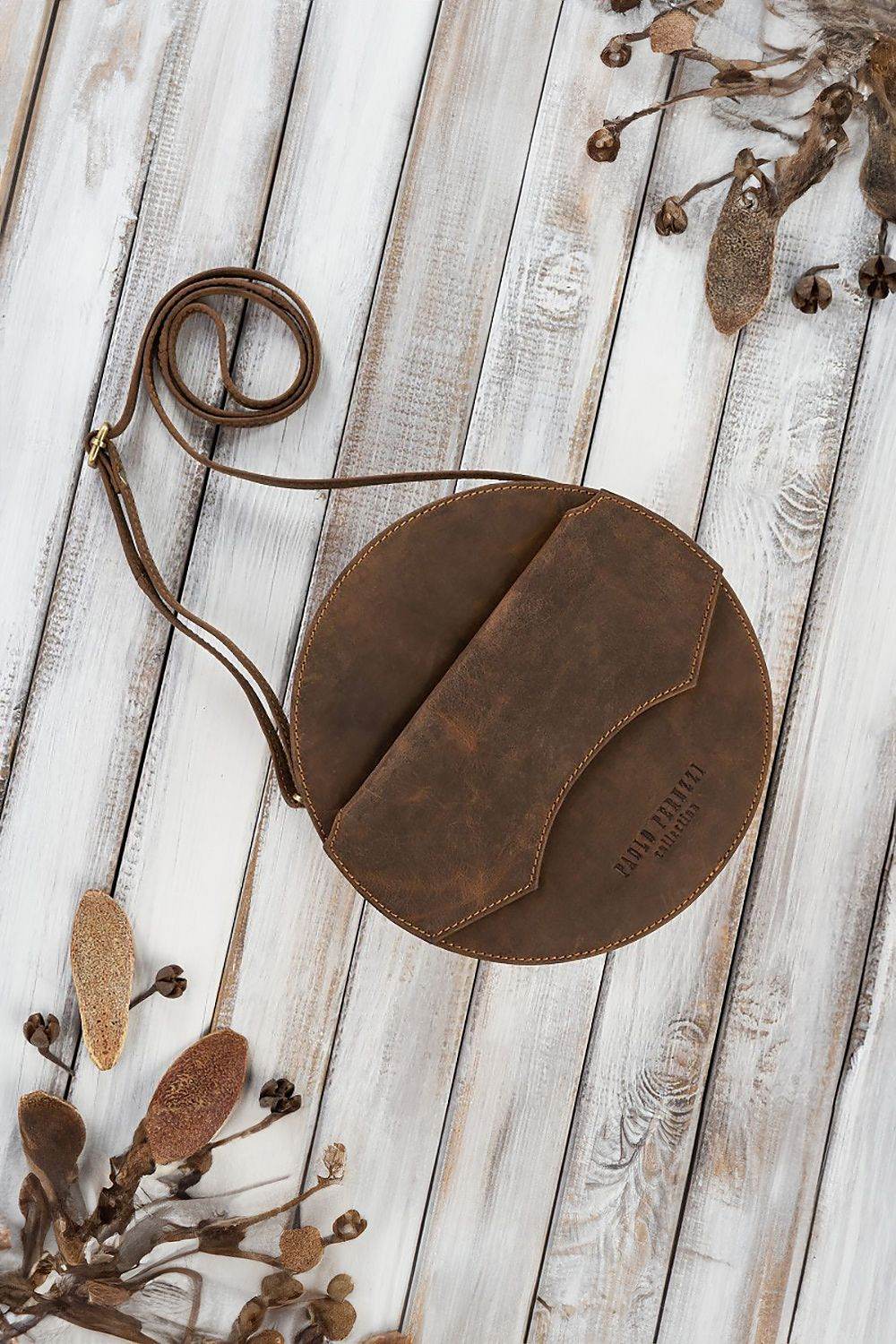 Natural leather bag Galanter - TrendFynd