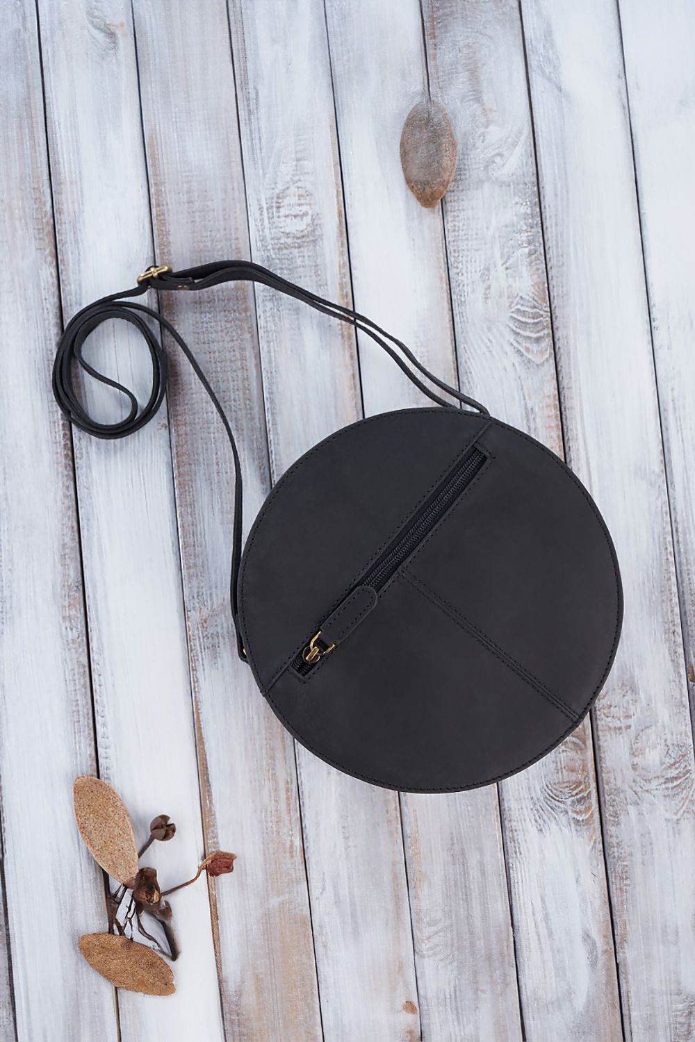 Natural leather bag Galanter - TrendFynd
