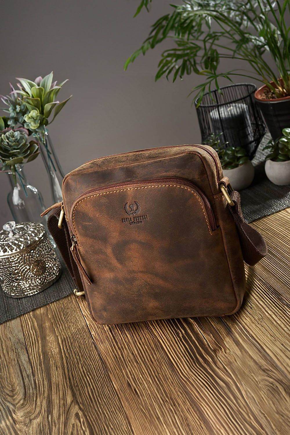 Natural leather bag Galanter - TrendFynd