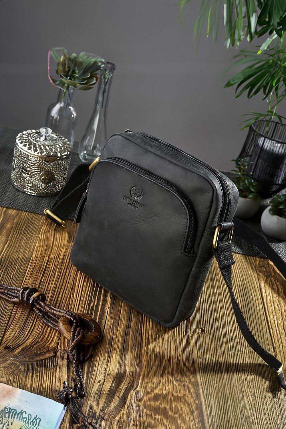 Natural leather bag Galanter - TrendFynd
