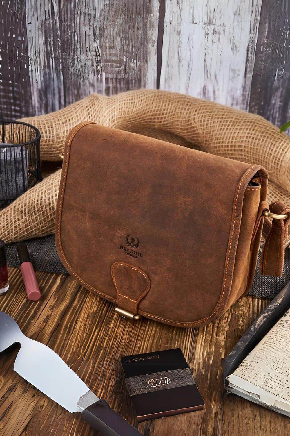 Natural leather bag Galanter - TrendFynd
