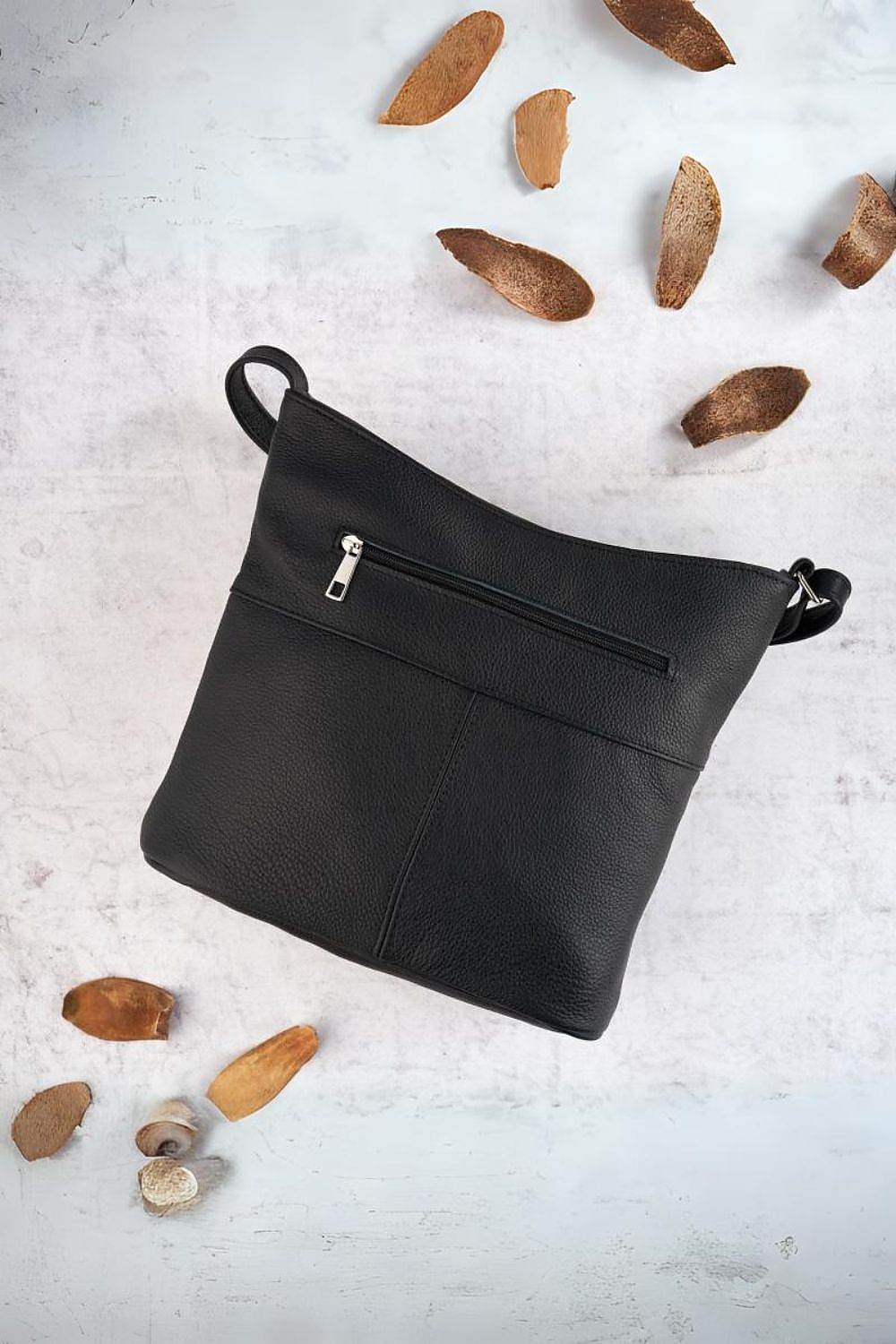 Natural leather bag Galanter - TrendFynd