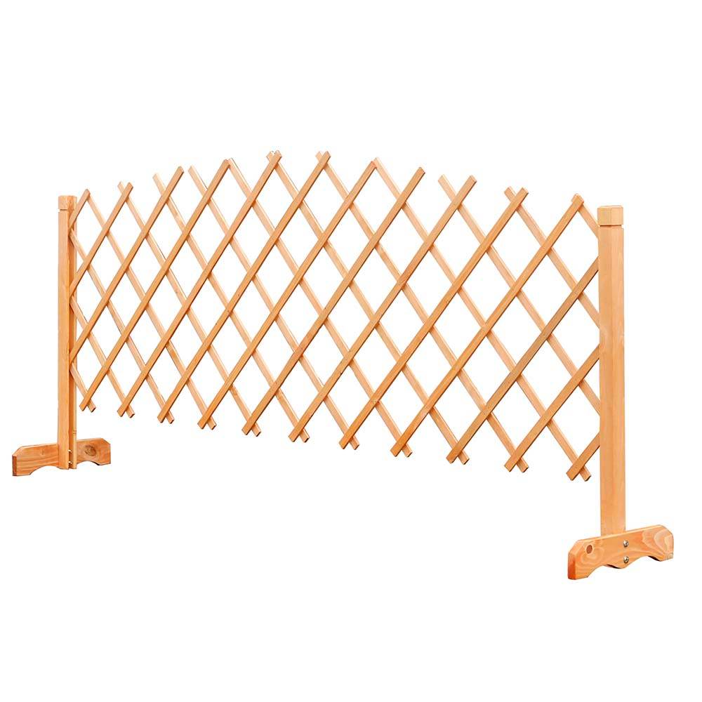 2 adjustable wooden trellis for plants - TrendFynd